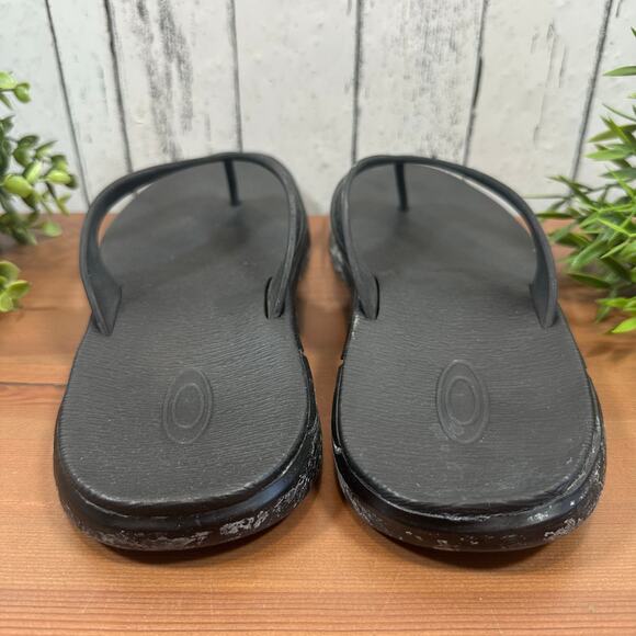 Oakley Men's B1B Flip Flop Black Sandals Size 11 - Picture 5 of 8